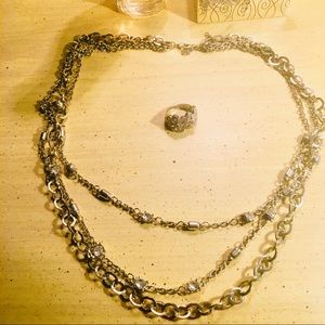 Lia Sophia Necklace and Ring Set!